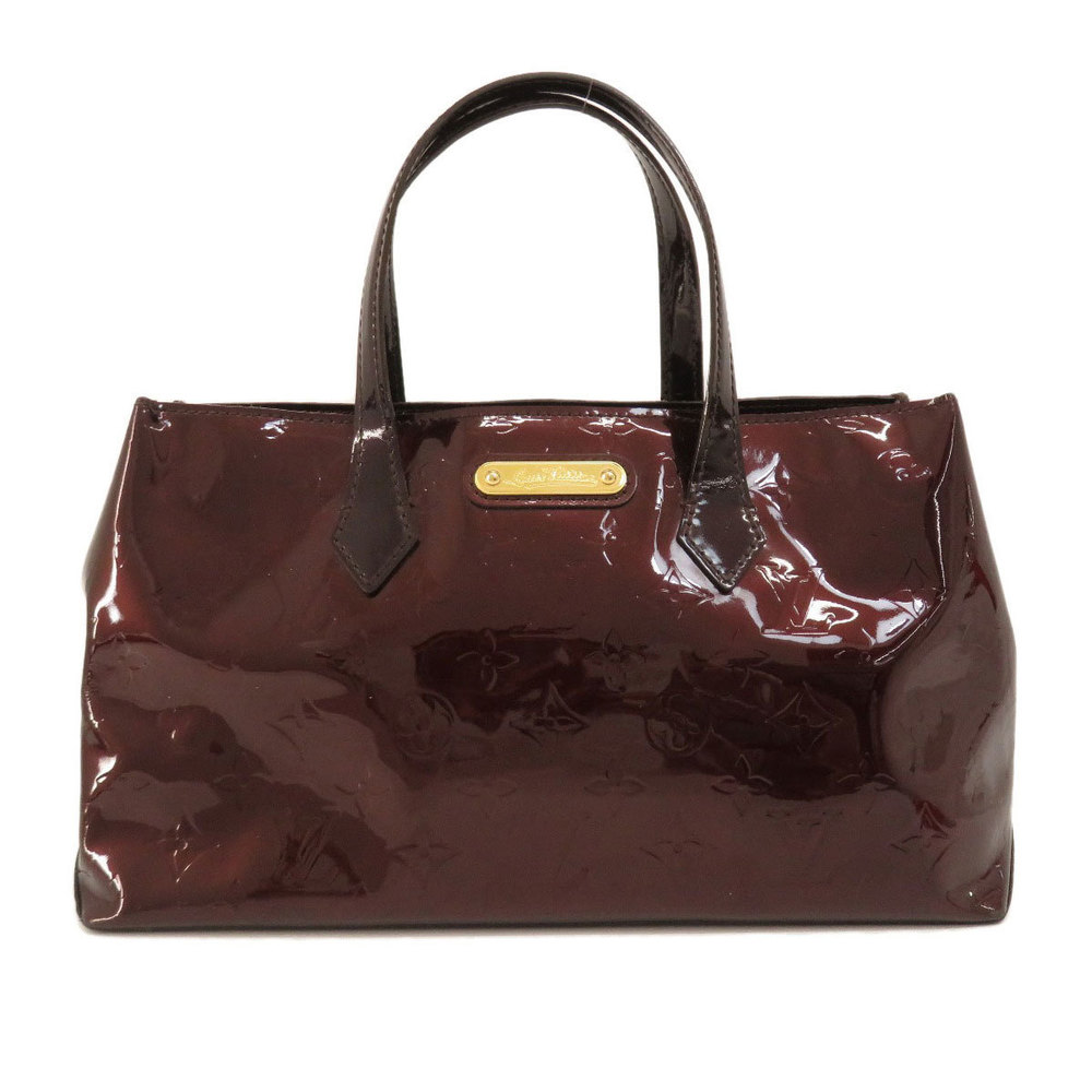 Louis Vuitton Wilshire PM Amarant Handbag Verni